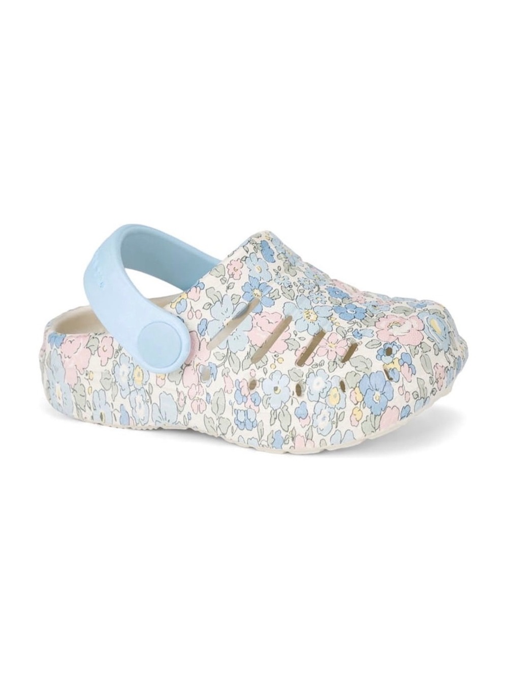 Rugged Shark Infant Girls Floral Clog Shoes Size 2